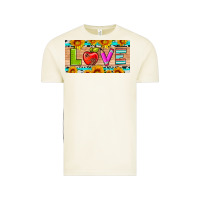 Vintage Arctic love and sunflower with pen and apple license plate template Vintage Tee - Artiststas