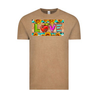 Vintage Coffee love and sunflower with pen and apple license plate template Vintage Tee - Artiststas