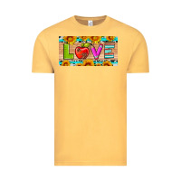 Vintage Mustard love and sunflower with pen and apple license plate template Vintage Tee - Artiststas