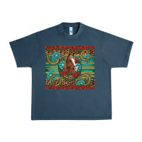 Midnight Navy western horse horseshoe roses gemstones glitter wooden Urban Heavy Tee - Artiststas