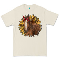 Bone sunflower with horse Premium Tee - RanaPortraitStore