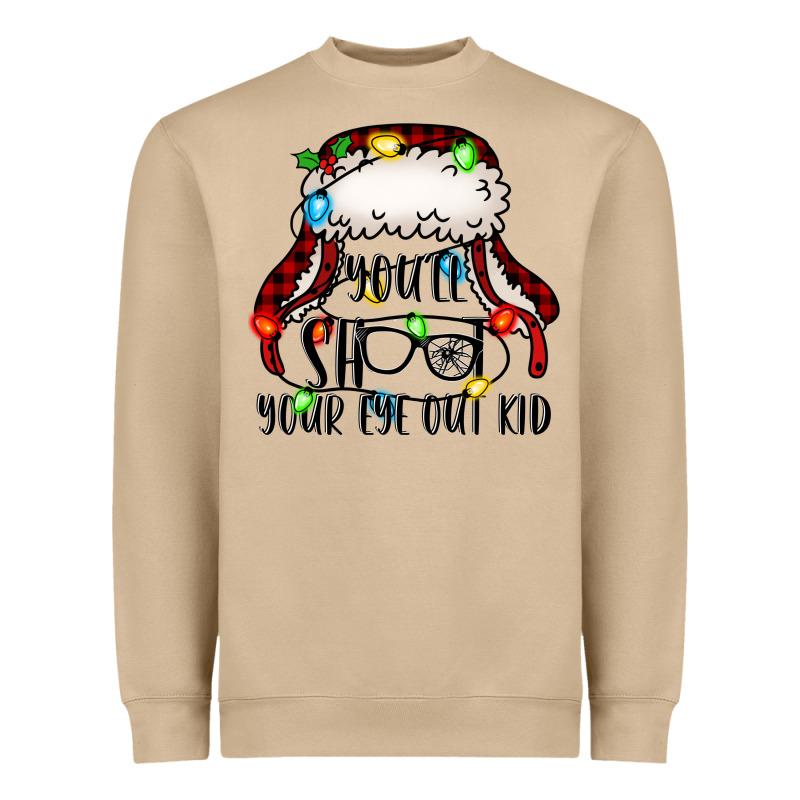 You'll Shoot Your Eye Out Kid Christmas Story Heavyweight Sweatshirt by Jasminsmagicworld | Teevron