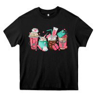 Black nurse coffee cups Heavy Core Tee - texasbilliewilder