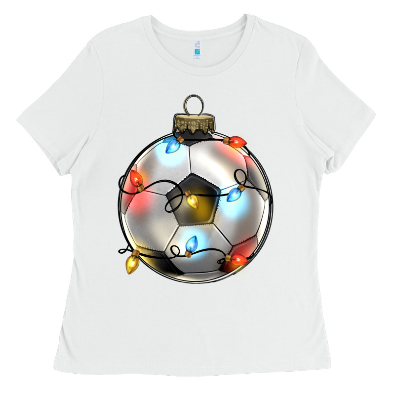 Christmas  Soccer Ladies Tee by Zillion Design Studio | Teevron