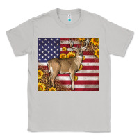 Moon Dust Western American Flag And Deer Classic Tee - LillyAllenDesigns