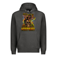 Charcoal Heather we are black history Premium Hoodie - NancyCooperArtShop