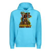 Ocean Blue we are black history Premium Hoodie - NancyCooperArtShop
