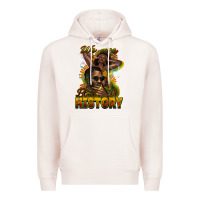 Pale Pink we are black history Premium Hoodie - NancyCooperArtShop