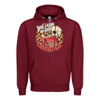 Burgundy just one more chapter Zipper Hoodie - MaliasSmallBusiness