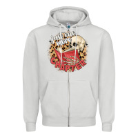 Dove Grey just one more chapter Zipper Hoodie - MaliasSmallBusiness