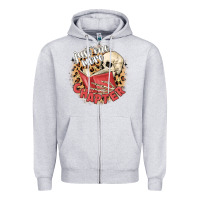 Heather Grey just one more chapter Zipper Hoodie - MaliasSmallBusiness