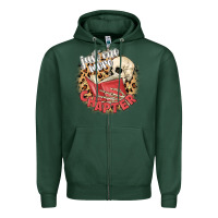 Sports Green just one more chapter Zipper Hoodie - MaliasSmallBusiness