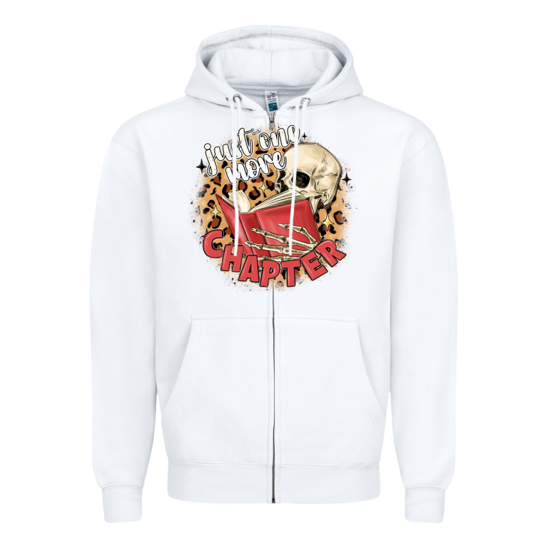Just One More Chapter Zipper Hoodie by MaliasSmallBusiness | Teevron