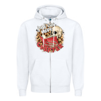 White just one more chapter Zipper Hoodie - MaliasSmallBusiness