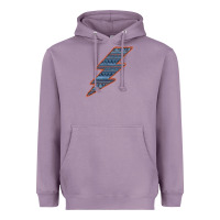 Lavender Western Orange Border Aztec Lightning Heavyweight Hoodie - Bettercallsaul