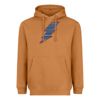Meerkat Western Orange Border Aztec Lightning Heavyweight Hoodie - Bettercallsaul