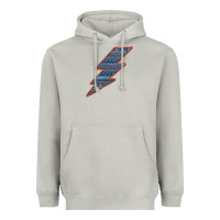 Moon Dust Western Orange Border Aztec Lightning Heavyweight Hoodie - Bettercallsaul