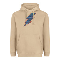 Mushroom Western Orange Border Aztec Lightning Heavyweight Hoodie - Bettercallsaul