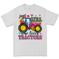 Just A Girl Who Loves Tractors Premium Tee | Teevron