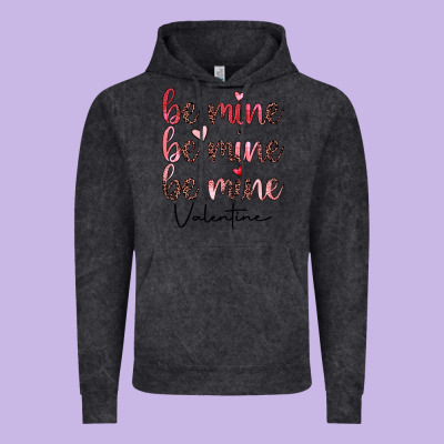 Be Mine Valentine Vintage Hoodie Designed By Jahusdesignshop