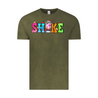 Vintage Olive shake with milkshake Vintage Tee - AdoDesignShop