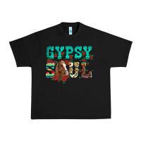 Black western gypsy soul horse roses serape aztec leopard Urban Heavy Tee - Artiststas