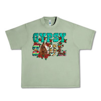 Oil Green western gypsy soul horse roses serape aztec leopard Urban Heavy Tee - Artiststas