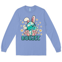 Colony Blue boujee  easter  egg Long Sleeve Tee - MaliasSmallBusiness