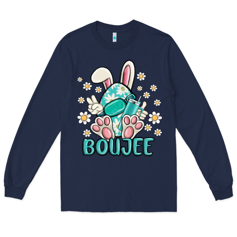 Boujee  Easter  Egg Long Sleeve Tee by MaliasSmallBusiness | Teevron