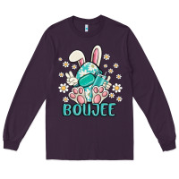 Plum boujee  easter  egg Long Sleeve Tee - MaliasSmallBusiness