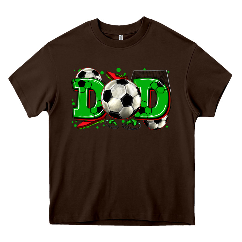 Dad Soccer Heavy Core Tee by Zillion Design Studio | Teevron