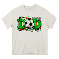 Cream dad soccer Heavy Core Tee - Zillion Design Studio