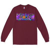 Burgundy it s spooky season Long Sleeve Tee - JahusDesignShop