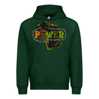 Forest Green Power Black History Urban Hoodie - HowdyJamesFarm