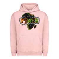 Pigment Salmon Power Black History Urban Hoodie - HowdyJamesFarm
