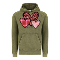 Vintage Olive hearts Vintage Hoodie - JahusDesignShop