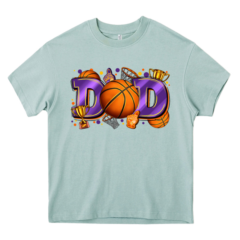 Dad Basketball Heavy Core Tee by Zillion Design Studio | Teevron