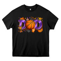 Black dad basketball Heavy Core Tee - Zillion Design Studio