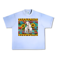 Grape Ice goats mom and baby sunflowers gemstones serape leopard glitter wooden Urban Heavy Tee - Artiststas
