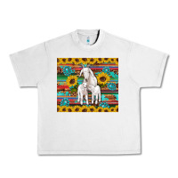 Lunar Rock goats mom and baby sunflowers gemstones serape leopard glitter wooden Urban Heavy Tee - Artiststas