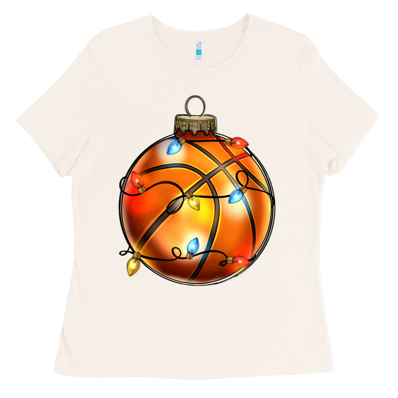 Christmas Baskeball Ladies Tee by Zillion Design Studio | Teevron