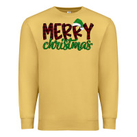 Antique Gold Merry Christmas Premium Sweatshirt - Bettercallsaul