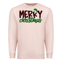 Pale Pink Merry Christmas Premium Sweatshirt - Bettercallsaul