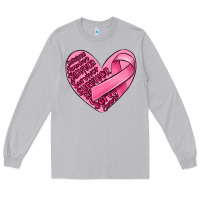 Moon Dust heart breast cancer Long Sleeve Tee - MaliasSmallBusiness
