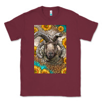 Burgundy Western Navajo Churro Sheep Classic Tee - LillyAllenDesigns