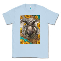 Dusty Blue Western Navajo Churro Sheep Classic Tee - LillyAllenDesigns