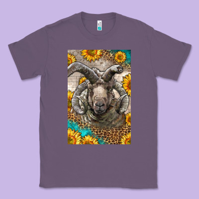 Western Navajo Churro Sheep Classic Tee Designed By Lillyallendesigns
