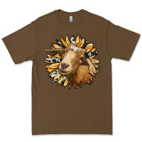 Cacao sunflower with goat Premium Tee - RanaPortraitStore