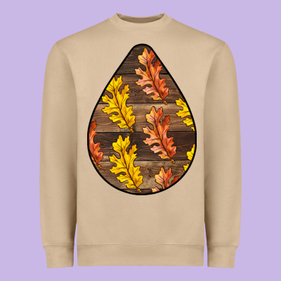 Fall Teardrop Heavyweight Sweatshirt Designed By Lillyallendesigns