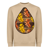 Mushroom Fall Teardrop Heavyweight Sweatshirt - LillyAllenDesigns